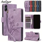 Flower Flip Case For Oppo A78 A98 A58 A18 A38 A17 A17K A77 A57 S 4G 5G Lanyard Pu Faux Leather Wallet Card Slot
