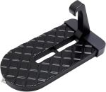 Car Door Step Universal Fit Car Roof Access Foldable Roof Rack Door Step - Fits Most Car Suv And Truck Max Load 400 Lbsblack
