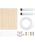 27-PIECE Stem Hydraulic Science Experiment Kit For Kids Diy Engineering & Physics Educational Building Set
