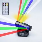 MINI Moving Head Disco Light Rgbw Beam Stage Light LED Rotating Light Starlight Dj Light Dmx & Sound Control For Wedding Ktv Bar