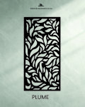 Plume Laser Cut Decorative Panel