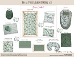Cot Duvet Bedding Eucalyptus Golden String Set Neutral