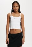 Cotton On Longline Picot Cami - Enchante White