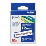 Brother 12MM Black On Hearts Tape 4M