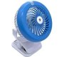 Lightweight Cordless Rechargeable Cool Mist Fan USB Fan Blue & White