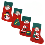 Festive Felt Christmas Stockings 40CM Assorted