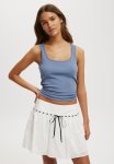 Cotton On Broderie Ribbon MINI Skirt - White