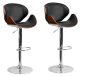 Bar Stools / Kitchen Counter Chairs - Set Of 2 - Black Colour
