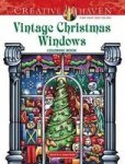 Creative Haven Vintage Christmas Windows Coloring Book Paperback