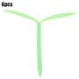 6PCS Silicone Plant Bud Bookmarks Green