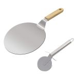 Pizza Paddle With Pastry Knife - Baking Tools Set