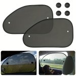 2PCS Car Sunshade - Uv Protection & Glare Reduction For Windows Blocks 98%+ Of Harmful Uv Rays Large Size Windshield Sun Shade C