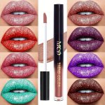 Durable Waterproof Pearlescent Liquid Lip Gloss Multifunction 15 Colors Makeup Shimmer Glitter Pigment Eye Shadow Waterproof Smo