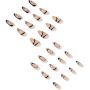 Simple Nail Art Lines French False Nail Stickers