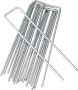 100-PACK Galvanized Landscape Staples Garden Stakes For Lawn FENCE-15CM