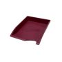 Bantex Optima Letter Tray Burgandy Ea
