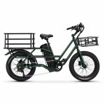 20-INCH Fat Tyre Electric Cargo Bike With 500W Motor 48V 13AH Battery Front & Rear Cargo Racks