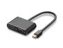 4K MINI Displayport To Hdmi+vga Adapter