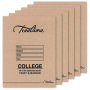 College Exercise Book A4 72 Pg Feint & Margin Pack Of 10