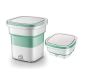 Portable Folding Laundry Ultrasonic Semi-automatic Clothes Washing Machine