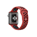 Kd Silicone Apple Watch Strap 38 40MM Apple Watch S m Black & Red