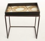 Gold Circle Side Table 45X44X27CM