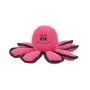 Pink Octopus Plush Dog Toy Corn Fleece Material With Built In Bb Squeaker