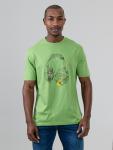 Typography Headphones Tee - Piquant Green - Piquant Green XXL