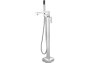 Devario Premio Freestanding Bath Mixer Square Brass -chrome