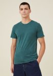 Cotton On Organic Regular Fit Crew T-Shirt - Pineneedle Green