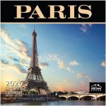 Micasa Press Paris 2026 Wall Calendar 12 Month 12" X 24" Open Thick & Sturdy Paper Giftable A Walk In Paris French Europe Travel