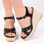 Madison Milka Wedge - Black - 8