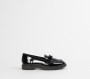 Flat Brogue - 4 Kids / Black