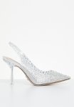 Jeweler Court Heel - Clear