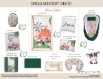Cot Duvet Bedding Emerald Green Happy Farm Set