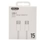 60W Type-c To Type-c Fast Charging Cable - White D15T