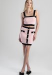 Sissy Boy Francina: Knitted Skirt With Button Details - Light Pink