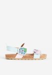 Ankle Strap Sandals - Turquoise Multi