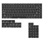 Double Shot Pbt Lsa Full Keycap Set - Black