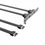USB3.1 Baffle Cable /type-e To Type-c Front C Mother Chassis A-50CM