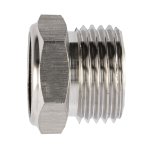 AirCraft Muffler Metal Flat 1 2" Male