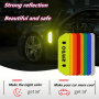4PCS Car Door Reflective Warning Stickers: Increase Visibility & Safety With Easy-to-Apply Decals