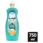 Sunlight Extra Anti-bacterial Dishwashing Liquid 750ML