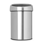 Brabantia Touch Bin 3 Litre - Matt Steel - Matt Steel Fingerprint Proof