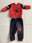 Boy's Spider Print Long Sleeve Hoodie And Pants Set - Fall winter Collection