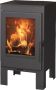 Fireplace Wood-burning Ecodesign Alina Black 6.3 Kw 680MMX360MMX443MM