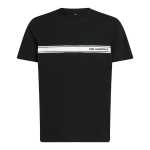 Elongated Logo Graphic Tee -black