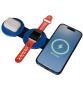 Ocpc Fcb 3-IN-1 Wireless Charger Fast Charging Dock For Phone Airpods & Smartwatch