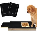 Lumixa Dog Nail Scratch Board With Treat Box Dog Nail File Board Nail Trimming Board For Dogs Wooden Dog Scratch Pad For Nails I