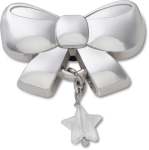 Indie Silver Bow Dangle Jibbitz - Multi Osfa